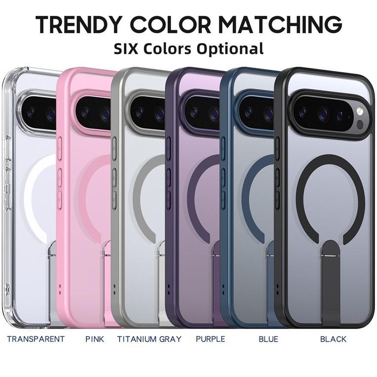 Magnetický obal na telefon pro Google PIXEL 9/9a/9pro/10/10 Pro XL - Průhledný