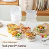 Disposable Round Food Container with Lid