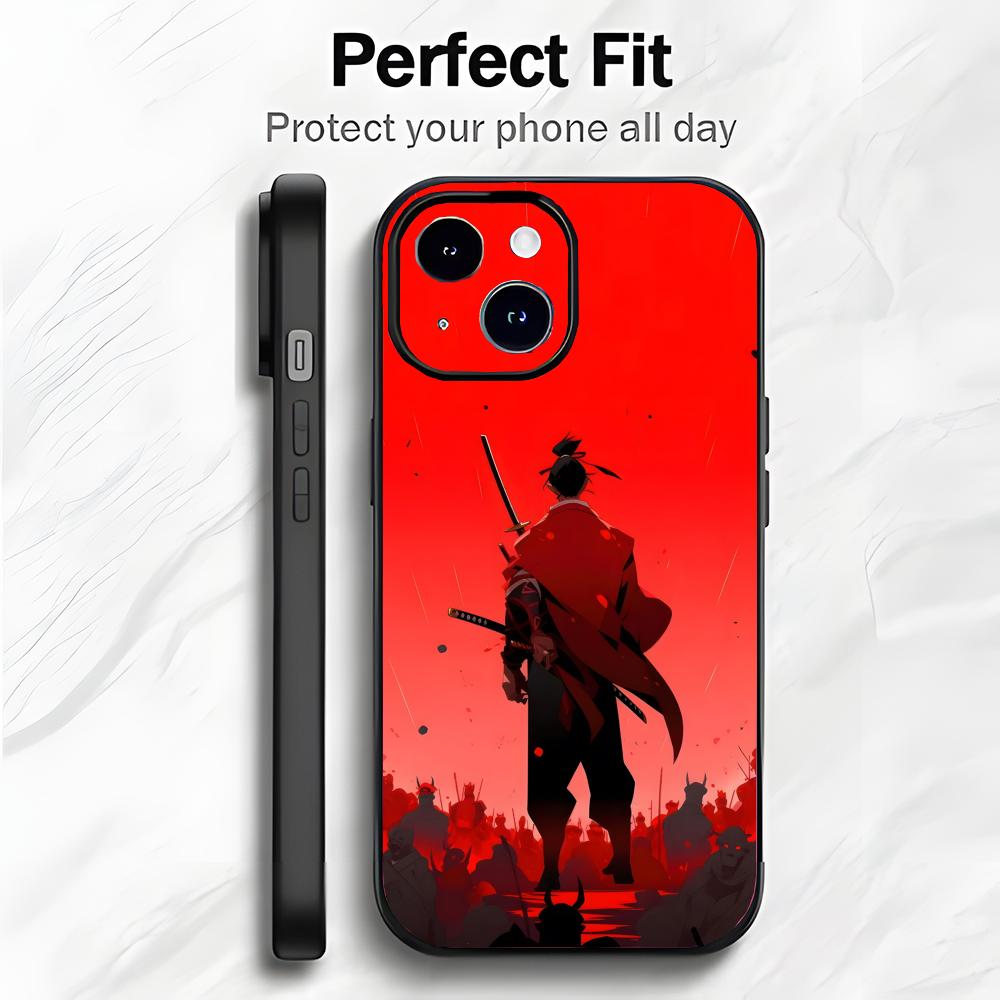 Adventure Cartoon Movie S-Samurai Jack Phone Case Phone Case Soft Packaging Lightweight For iPhone17 16 15 14 13ProMax