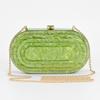 Clutch Bag Crossbody Evening Fashionable Acrylic New Arrival Shoulder Wedding Banquet Brand Bags Original Luxury Genuine White