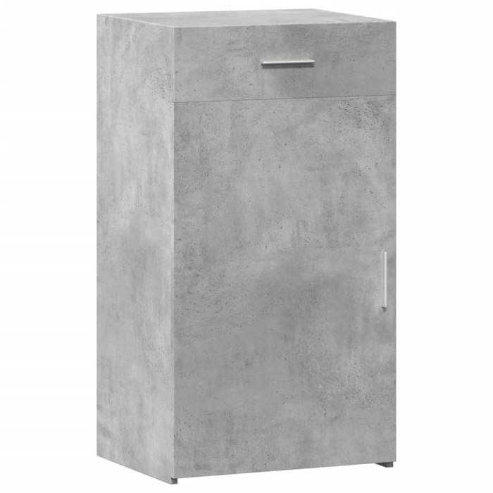 VidaXL Buffet Concrete Grey 50x42.5x93 Cm Engineered Wood, Cabinet, Sideboard, Storage Cabinet, Cupboard, 846295
