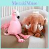 Adorable Long-nosed Elephant And Flamingo Plush Backpack For Kids Outings And Snacks
