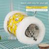 Warm Hanging Tunnel Nest Thickened Hamster Hammock Pet Cage Nest  for Guinea Pig Mice