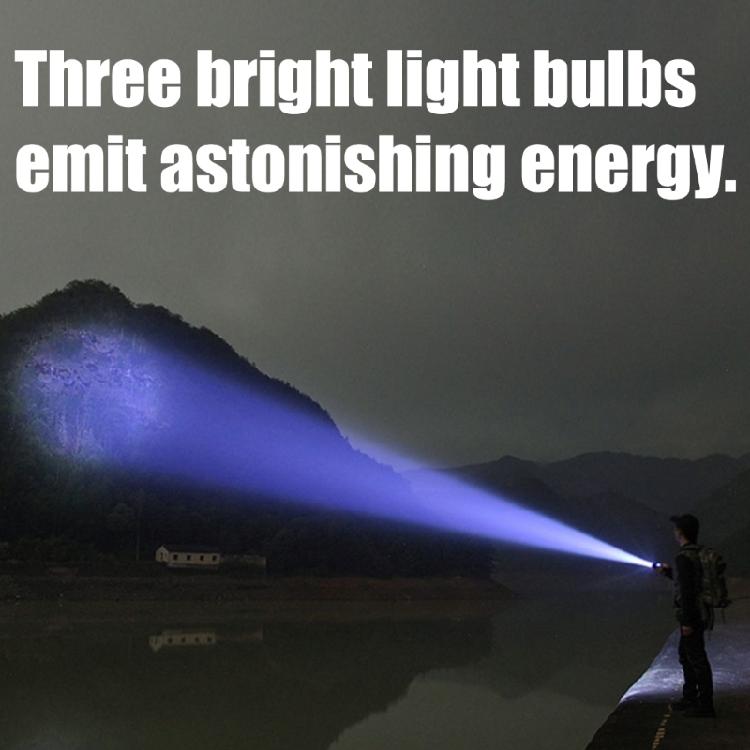 Shockproof LED Torch Flashlights 3 Light Mode Magnetic Base Back Clip USB C Rechargeable For Outdoor Enthusiasts