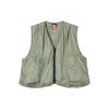Tech Vintage Logo Fishing Woven Loose Warm Vest Men Vest Light-Army-Green Black HM4263-320