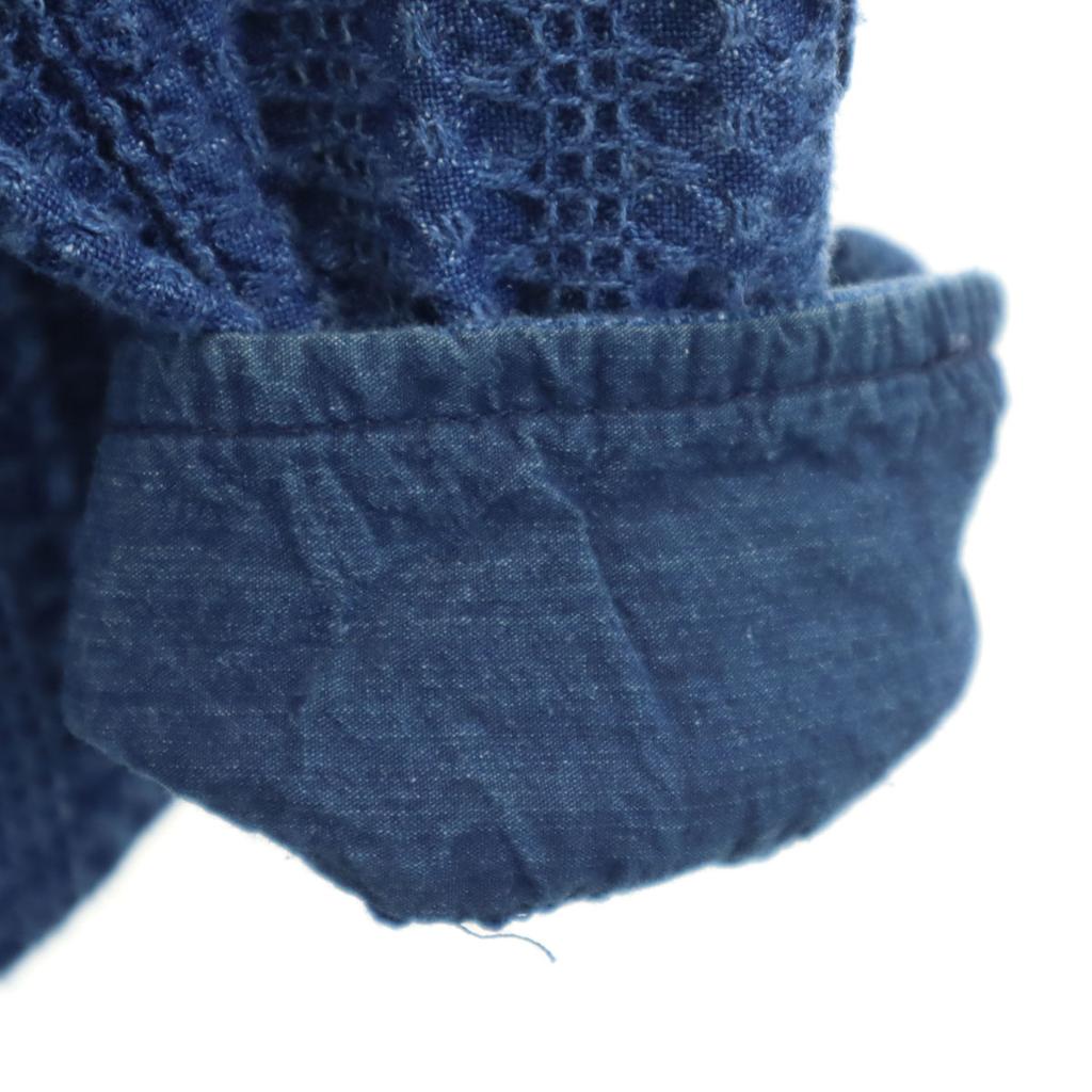 Chiang Mai DELUXE Long Sleeve Indigo Processing Shirt 2 Indigo Men's Used