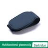 Multi-Function Leather Car Visor Storage Clip for Sunglasses and Cards