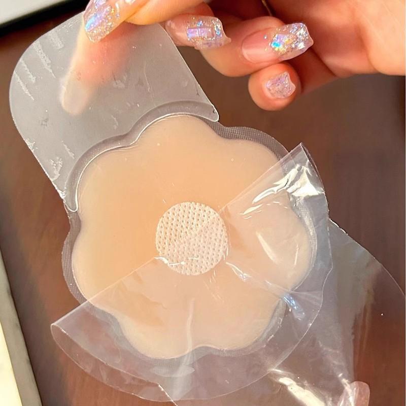Women Invisible Lift Up Self-Adhesive Nipple Cover Silicone Reusable Nipple Cover Chest Paste Push Up Party Dress Strapless Bras