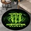 1 Stück Energy Drink Runder Teppich, Rutschfeste Stuhlmatte, Heimdekoration, Kreis-Teppich Perfekt für Büro, Schlafzimmer, Wohnzimmer, Weihnachtsgeschenk