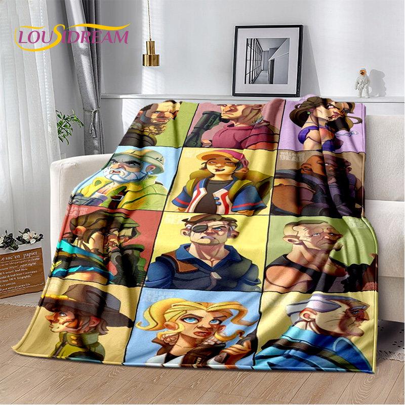 The Walking Dead Horror Soft Plush Blanket,Flannel Blanket Throw Blanket for Living Room Bedroom Bed Sofa Picnic Cover Bettdecke