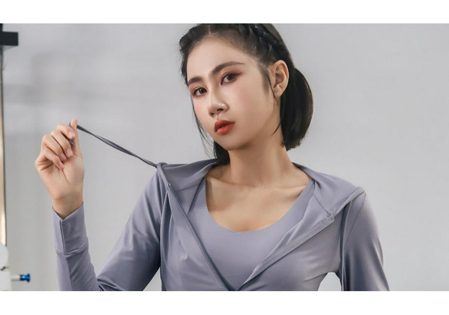 2022 Women's Quick-Dry Breathable Sports Jacket - Elastic Fitness Long Sleeve for Running & Yoga
