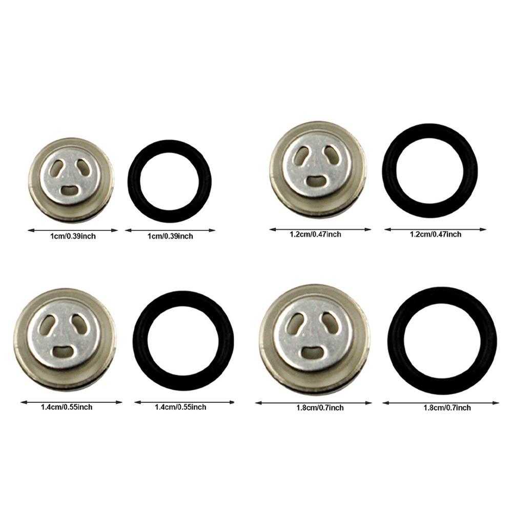 2pcs Motorcycle Upper Pump Master Cylinder Brake Pump Oil Window Mirror Sight Glass Rubber Gasket