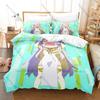 Gourmet Isekai Manga Tondemo Skill De Isekai Hourou Meshi Art Print Bedding Set 3in1 1 Duvet Cover 2 Pillowcases Soft Household