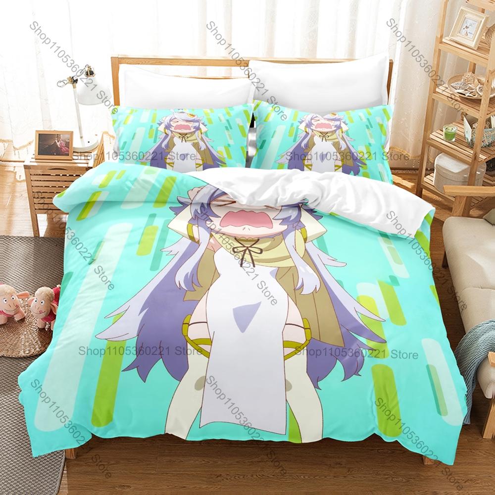 Gourmet Isekai Manga Tondemo Skill De Isekai Hourou Meshi Art Print Bedding Set 3in1 1 Duvet Cover 2 Pillowcases Soft Household