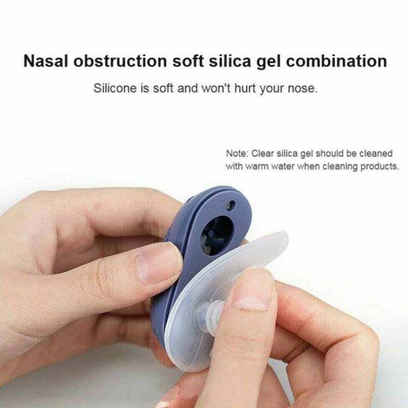 Electric Anti Snore Nose Stopper Breathing Apparatus Aid Relieve Snoring Device