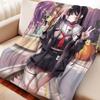 Anime Kuchiba Chisa Flannel Blanket Cartoon Wuthering Waves Printed Warm Soft Blankets Decor Home Bed Multifunctional Blankets