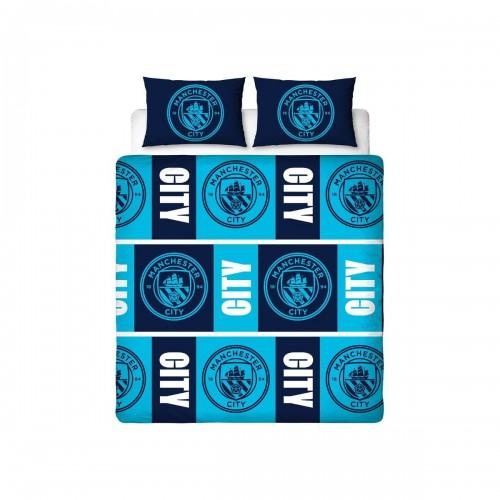 Manchester City FC 91 Wendebettwäsche-Set mit Drehverschluss
