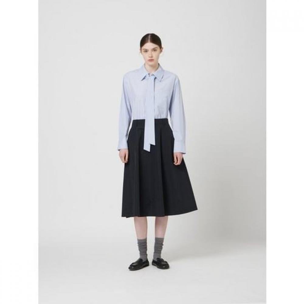 Cc Collect Tie Strap Stripe Shirt C253msc003