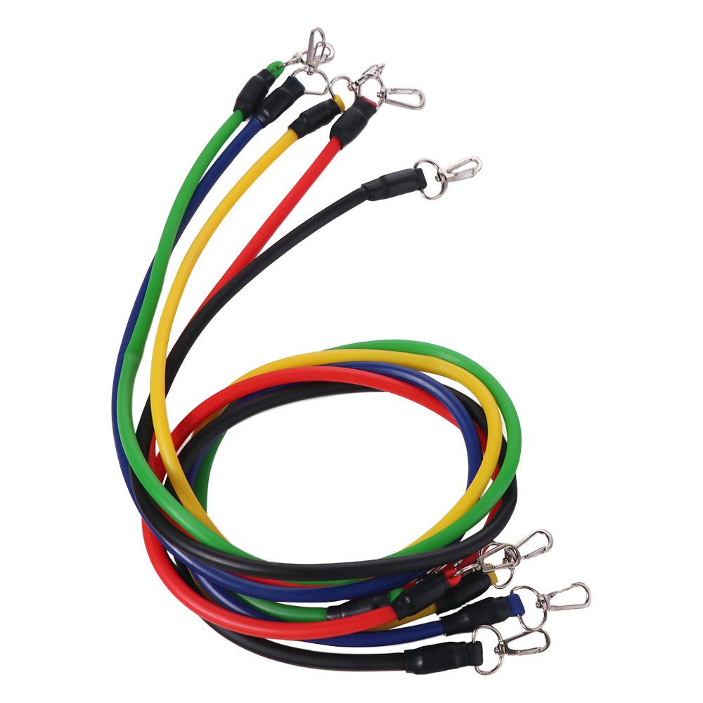 11Stk/Set Bruchfestes TPE Spannseilset Langlebiges Zugseilset Fitnessgerät