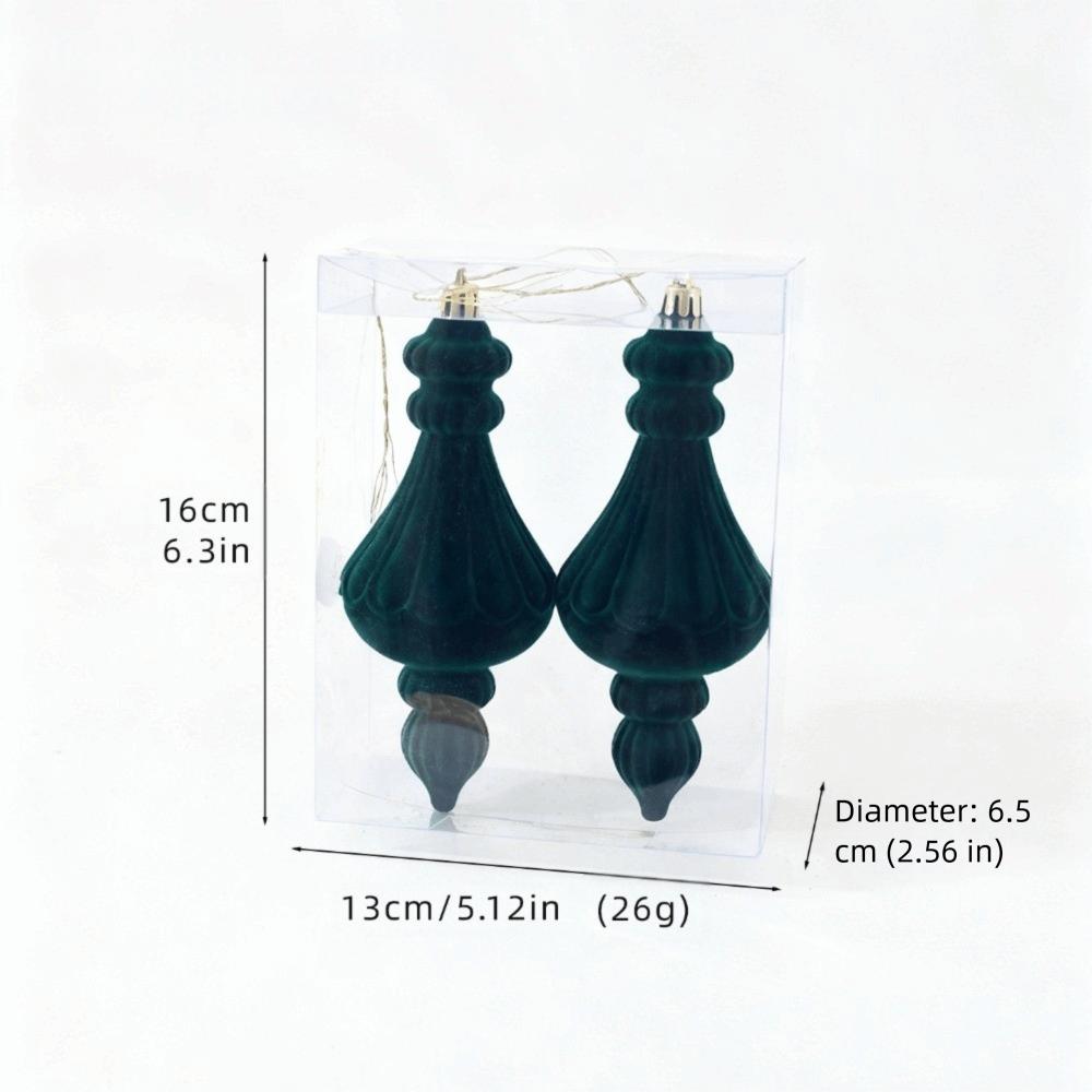 DIY Christmas Tree Ornament PVC Christmas Flocked Ball Set  Christmas Tree Decor