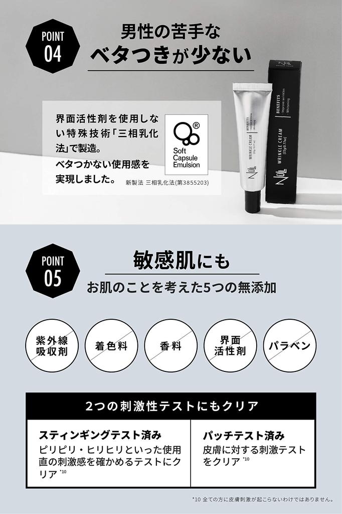 NULL Eye Cream for First Men, Japan's Men's Serum, Anti-Wrinkle, Whitening, Niacinamide, Quasi-Drug