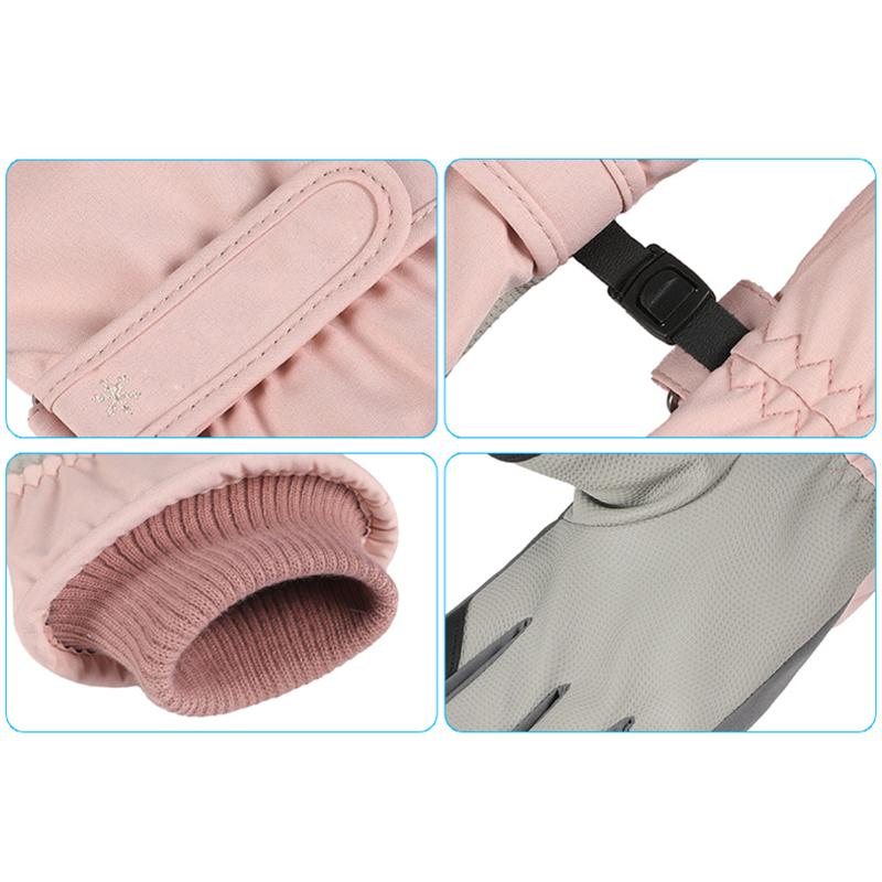 Winter Cycling Gloves Non Slip Touch Ski Gloves Snowboard Accessories Waterproof Pocket Warm Men's and Women's Thermal Gloves