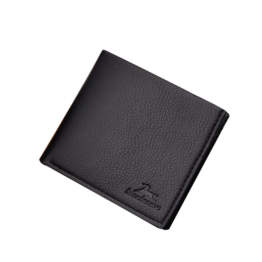 UOKNICE Men Solid Color Vintage Open Lichee Pattern Multi Card Position Wallet UOKNICE Men Solid Color Vintage Open Lichee Pattern Multi Card Position Wallet