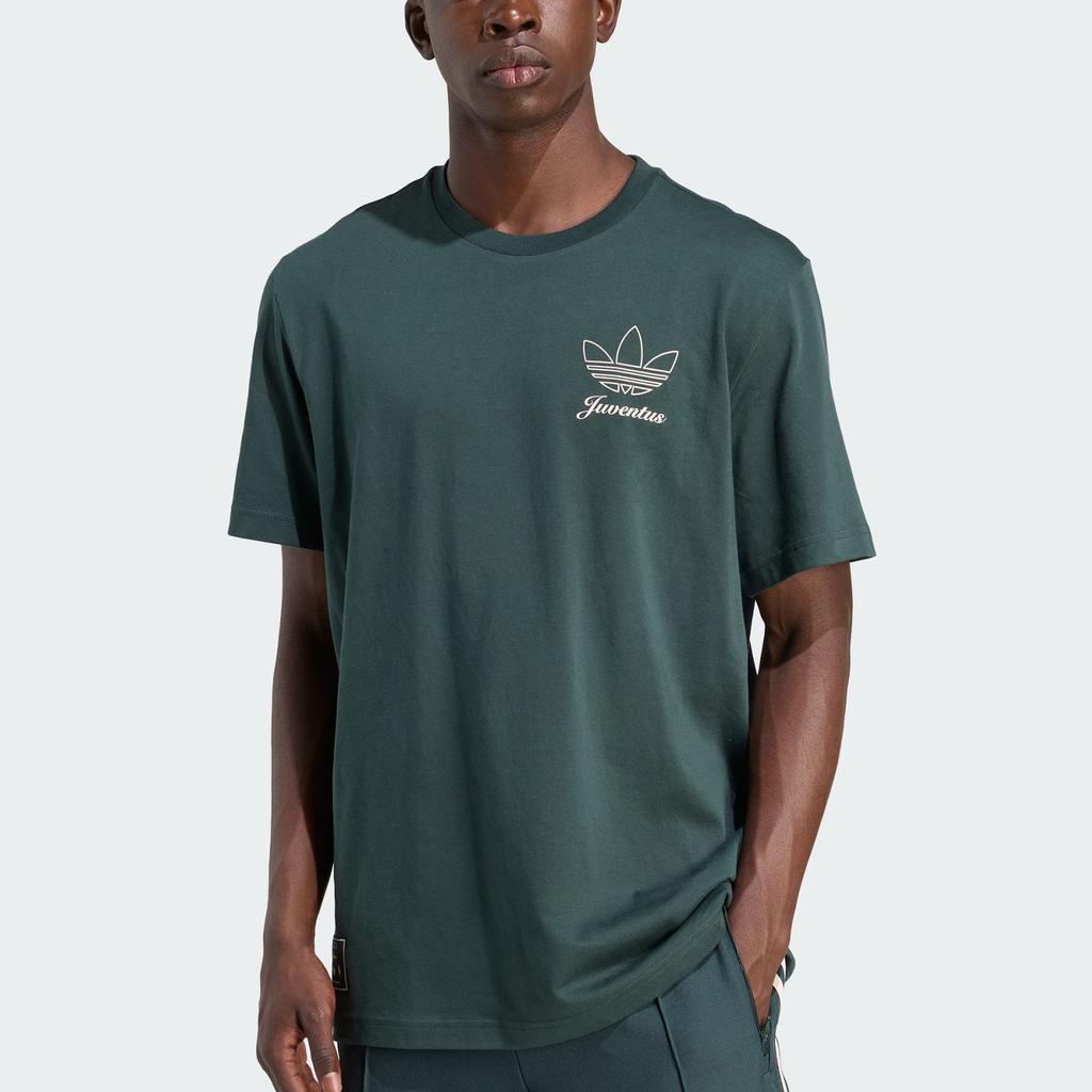Adidas Originals Juventus Terrace Icons Loose Fit Crew Neck Short Sleeve T-Shirt Men Tops JM9466