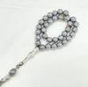 33 Beads 8mm Black Onyx Tasbih, Muslim Prayer Beads In Black Gold Silver, Islamic Rosary for Daily Worship & Fashion