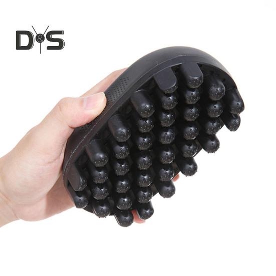 Kartáč na kudrnaté vlasy Dreadlock Twist Styler Omyvatelná Afro houba Afro Racket pro rodiny Snadné lokny Gumová rukojeť Profesionální hřeben na lokny pro všechny vlasy