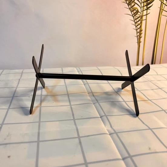 Metal Wine Rack, Disassembled Single Bottle Holder for Tabletop, DIY Assembly Display Stand, Housewarming Gift