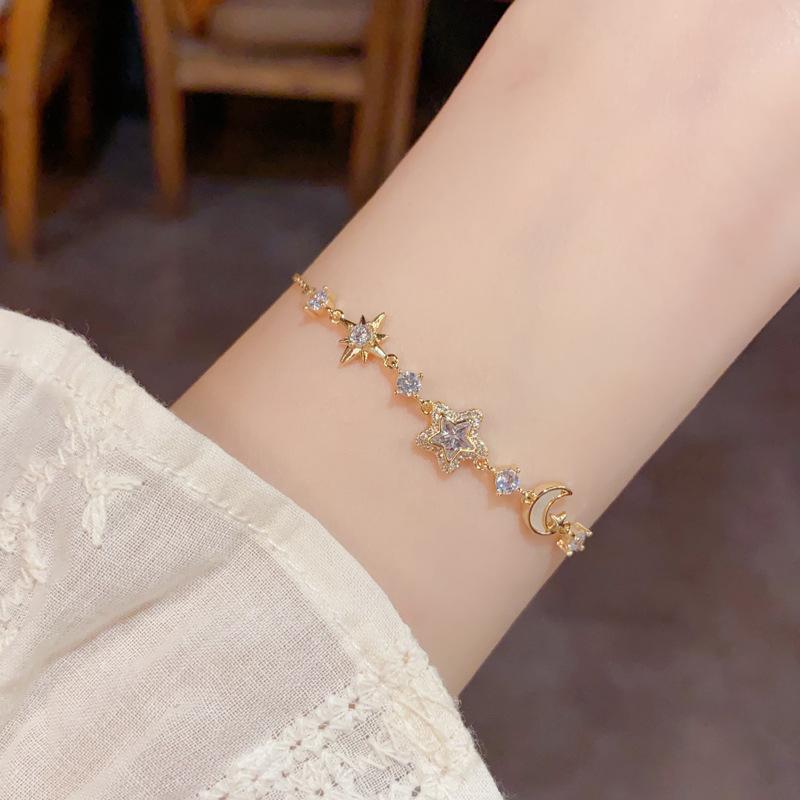 Summer Fashion Versatile Star Moon Bracelet