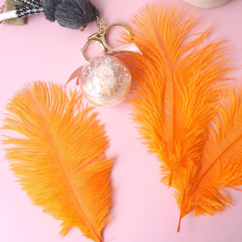 Colored Ostrich Hair 15-20Cm Wedding Ornament Wall Decoration Feather Wall Hand Bouquet Diy Dream Catcher Material