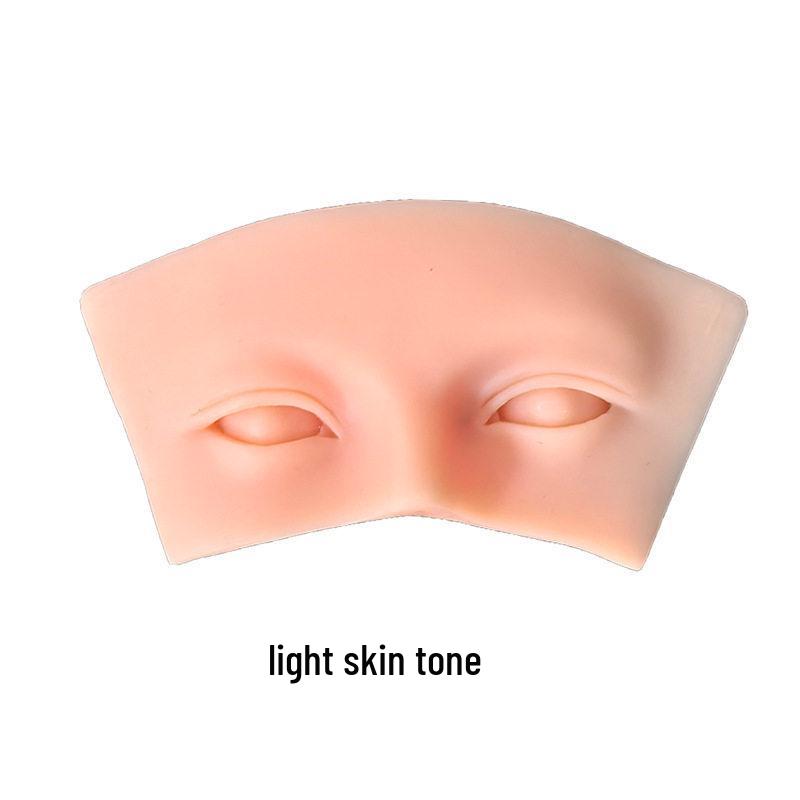 Silicone Face Makeup Practice Palette: Eyeliner, Eyeshadow, Eyebrow, and Eyelash Stickers