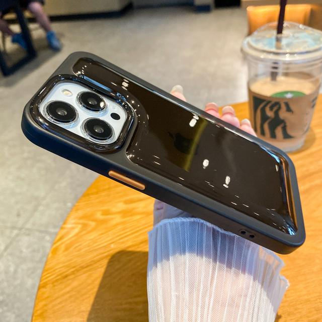 Průhledný akrylátový nárazuvzdorný kryt na telefon pro iPhone 14 13 12 11 Pro Max Xs Max Xr X 13pro 14 Plus 14 Měkký silikonový zadní kryt