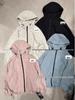Xiao Wang's Spring Korean Style Plus Size Casual Hooded Windbreaker Jacket