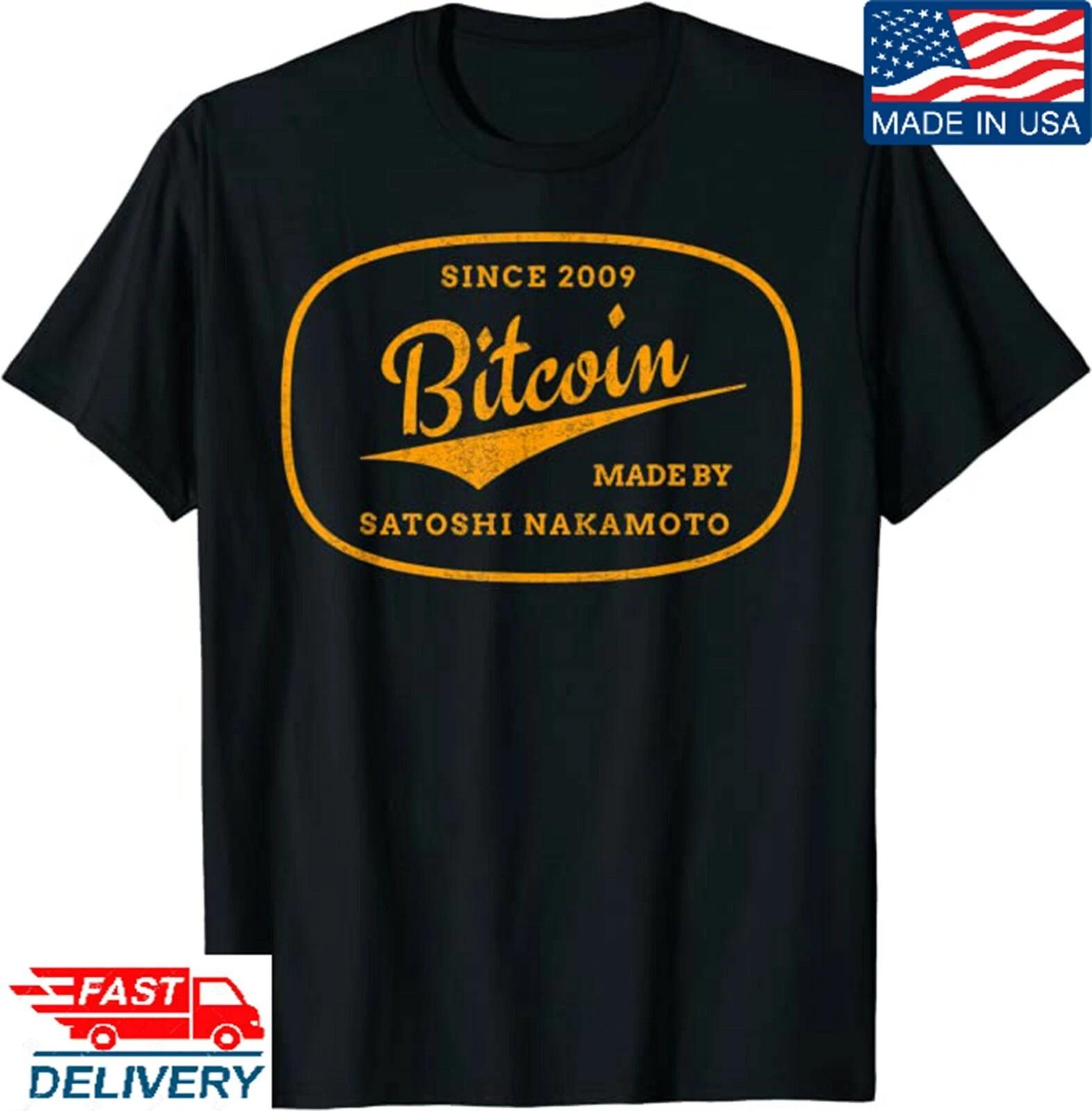 Satoshi BTC T shirt, Holder T-shirt, Crypto Cryptocurrency T Shirt M