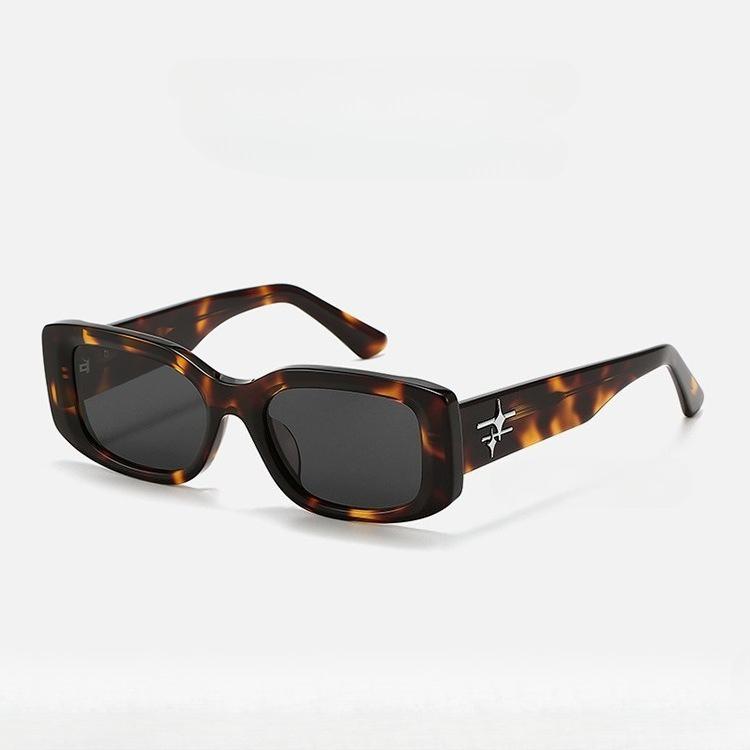 

2026 High-end Wide Leg Acetate Sunglasses Women Sun Protection UV400 Sunglasses Men Outdoors Fashion Sunglasses Logo as picture