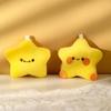Y2K Cute Doll Stars Stuffed Doll Fluffy Star Plush Key Chain Soft Plush Toy Fashion Jewelry Bag Pendant Charms Bag Accessories