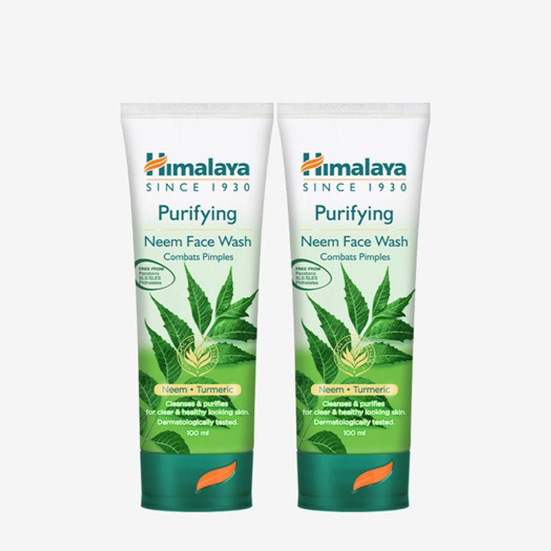 himalaya face wash 100ml x2 single type