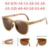 Ultralight Foldable Nearsighted Sunglasses Without Glasses Case Anti Uv400 Myopia Sunglasses Diopter 0 -0.5 -0.75 -1.0 To -6.0