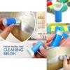 Premium Quality 2pcs Stainless Steel Rust Remover Cleaning Wash Brush Set For Kitchen Use