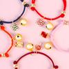 Pet Collar Chinese Style Attractive Adjustable Universal Cats Dogs Collar Necklace with Bell for Spring Festival
