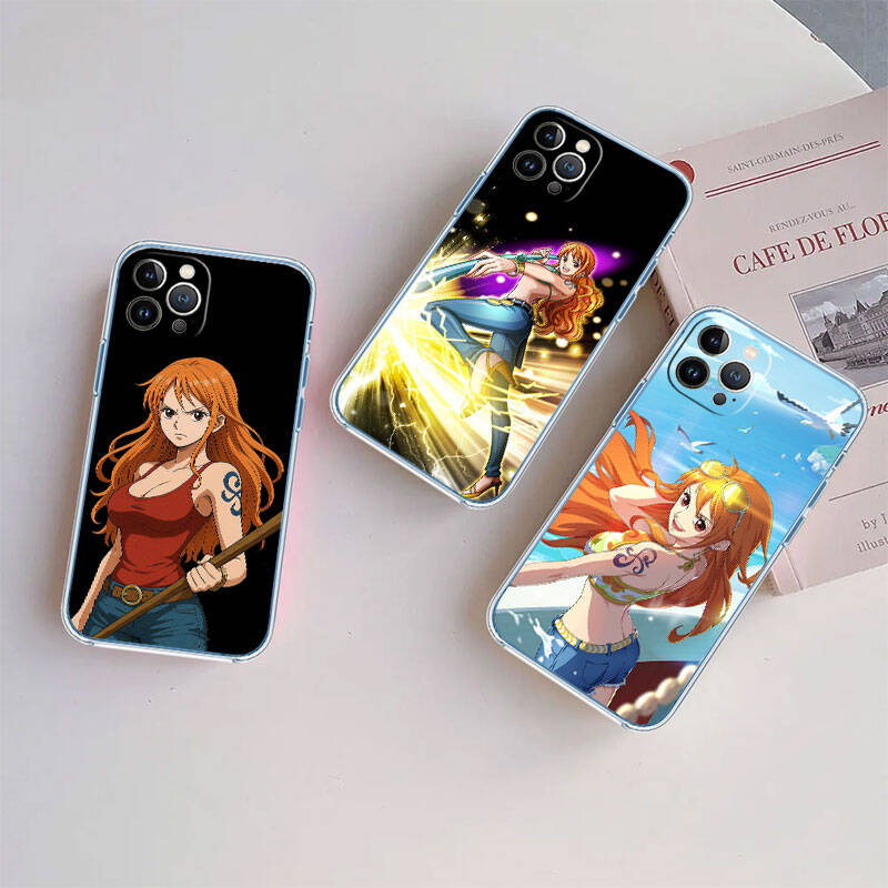 MH120 One Piece Nami Case for Motorola E7 G6 G7 G8 G9 Plus Power Play G10 G20 G04 E30 E40 E22 E20 E13 E15 G22 G23 G05 G75 G35 G55