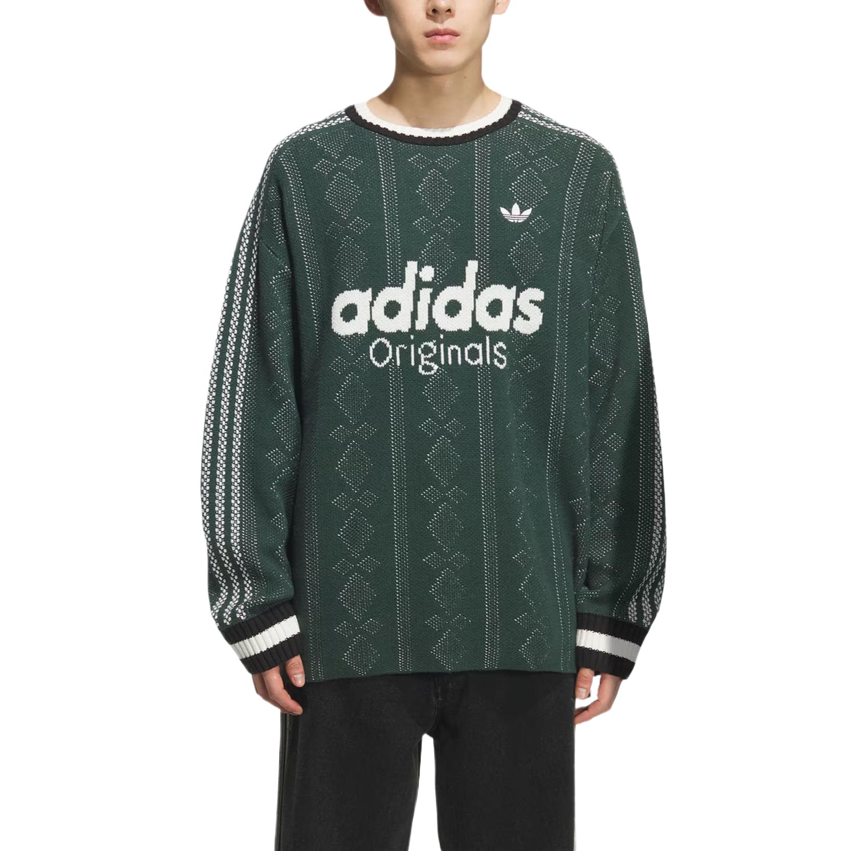 Adidas Originals U Sweatshirt Comfortable Letter Stripe Skin