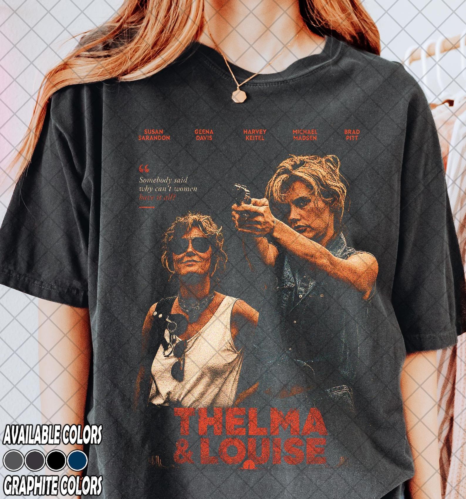 Retro 90 s Comfort Colors Thelma and Louise, Movie Fan Tee T-Shirt, Gift For Man & Woman T-Shirt 3XL