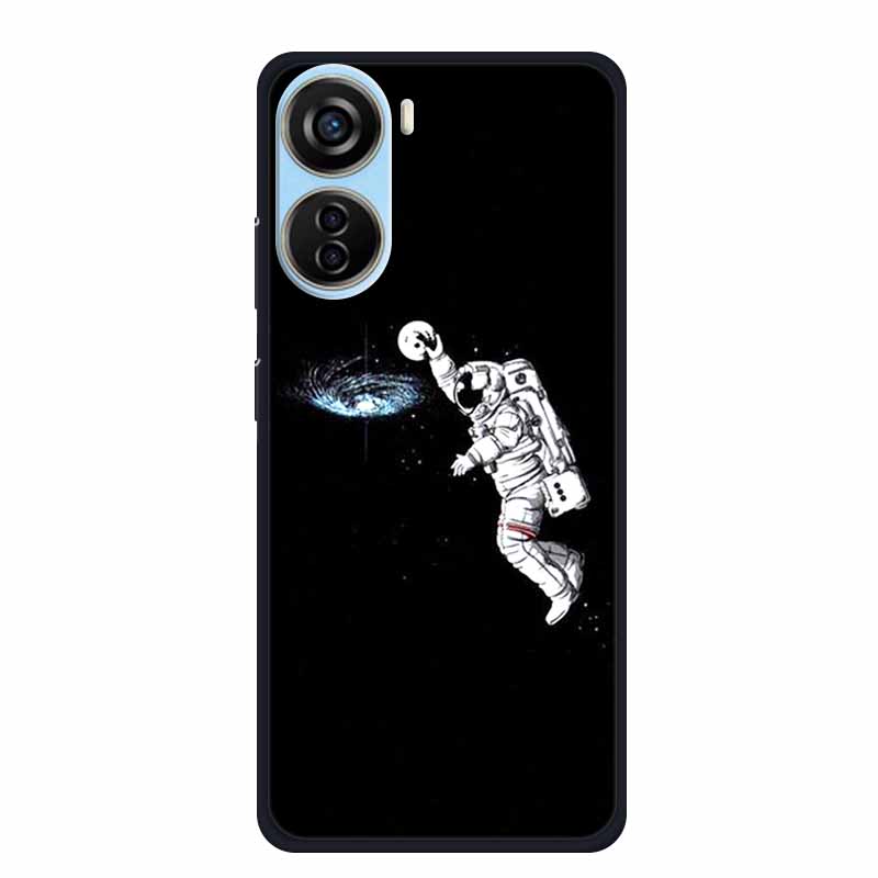 For ZTE Axon 40 LITE Case Popular Picture Black Silicone Soft Back Cover Case For ZTE Axon 40 Lite Case 40Lite Phone Cover Coque