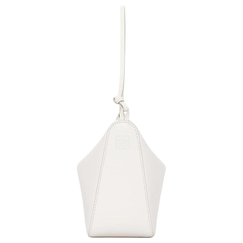 Loewe Hammock Hobo Mini Soft White Women Shoulder_bags A538G13X01-9567