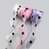 4cm Width Organza Ribbon 10 Yards Length Solid Color Chiffon Ribbon Wave Point Polyester Material Tulle Ribbon Hair Bows