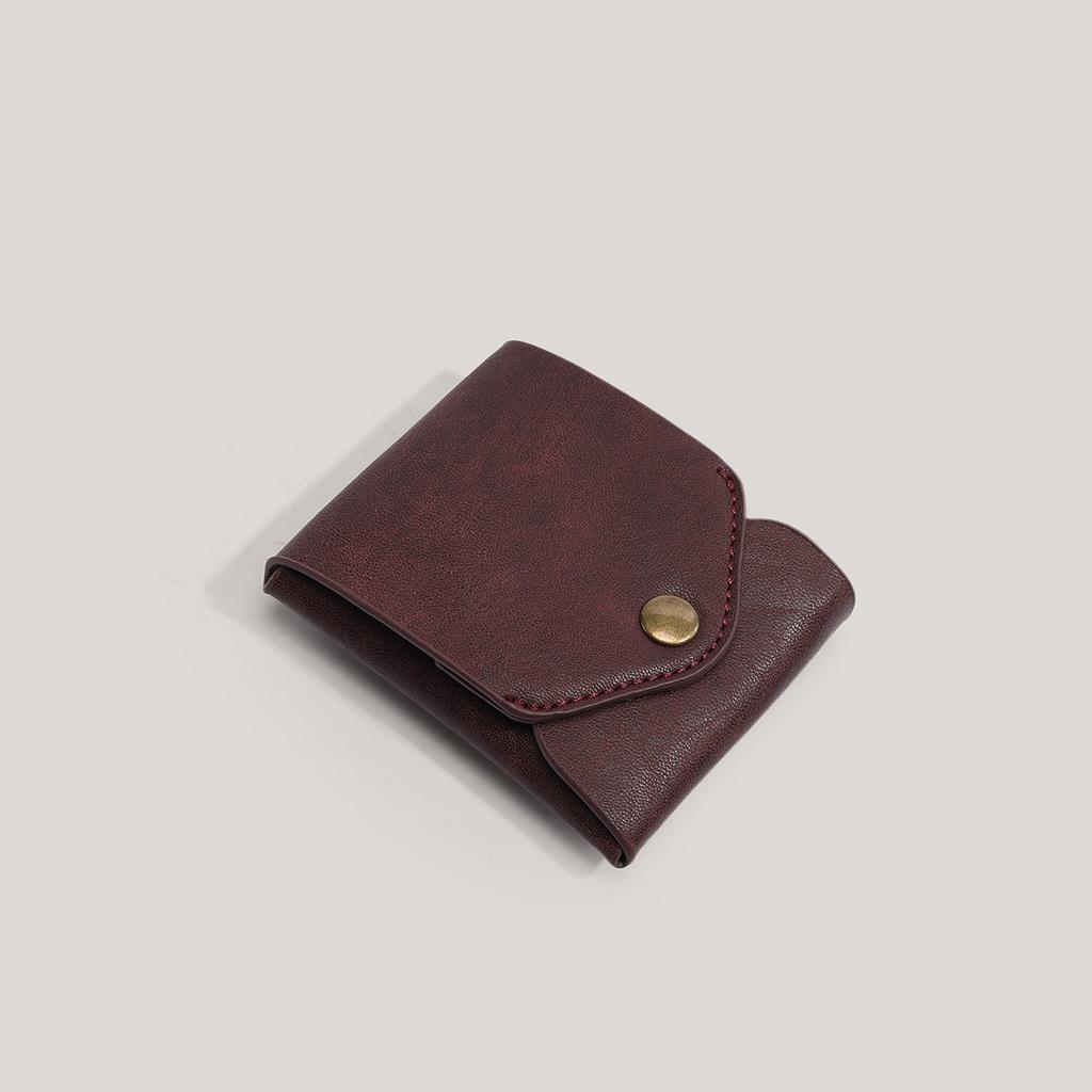 New niche design card bag Japanese small retro change bag boys and girls fashion versatile small wallet tide